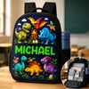 Custom Kids Front Printed Backpack - Personalized Back To School Gifts For Kids - On The Road To Adventure