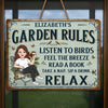 Custom Wood Sign - Personalized Birthday Garden Gifts For Gardeners - My Happy Little Garden Haven