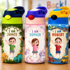 Custom Kids Insulated Water Bottle - Personalized Back To School Gifts For Kids - Growing Strong Every Day