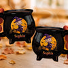 Custom 12oz Ceramic Cauldron Coffee Mug - Personalized Halloween Witchy Gifts For Daughter, Granddaughter - Little Witch Magic