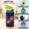 Custom Photo Kids Insulated Water Bottle - Personalized Back To School Gifts For Kids - Tiny Driver Big Dreams
