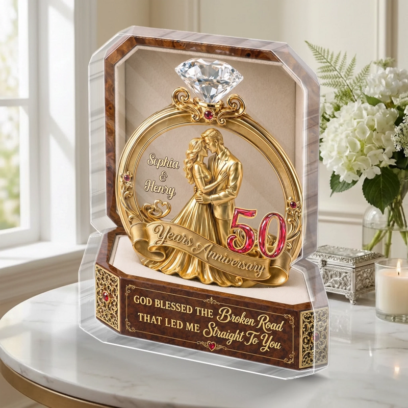 Custom Acrylic Plaque - Personalized Anniversary Wedding Gifts For Husband And Wife, Him And Her - Years Of Endless Love Today