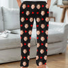 Custom Photo Pajama Pants - Personalized Anniversary Wedding Gifts For Husband And Wife, Him And Her - Sleeping In Your Funny Face