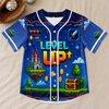 Custom Kids Baseball Jersey - Personalized Birthday Gifts For Kids - Super Gamer Adventure