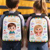 Custom Kids Backpack & Water Bottle Set - Personalized Back To School Gifts For Kids - New Season New Smiles