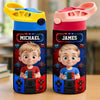 Custom Kids Backpack & Water Bottle Set - Personalized Back To School Gifts For Kids - Level Up Learning