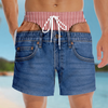 Custom Funny Men Swim Trunks - Personalized Birthday Gifts For Husband, Son, Grandson, Brother, Grandpa, Dad, Yourself - Funny Summer Vibe