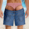 Custom Funny Men Swim Trunks - Personalized Birthday Gifts For Husband, Son, Grandson, Brother, Grandpa, Dad, Yourself - Funny Summer Vibe