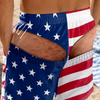 Custom Funny Men Swim Trunks - Personalized Birthday Gifts For Husband, Son, Grandson, Brother, Grandpa, Dad, Yourself - Tropical Beach Prank