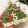 Custom Acrylic Ornament - Personalized America 250th Anniversary Christmas Gifts For Mom, Dad, Brother, Sister - Home For The Holidays