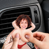 Custom Photo Squishy Acrylic Car Vent Clip - Personalized Anniversary Wedding Gifts For Husband And Wife, Him And Her - Eyes On The Road