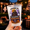 Custom Haunted House Party Cups - Personalized Halloween Gifts For Mom, Dad, Brother, Sister - Spooky Family Haunted House