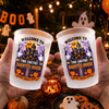 Custom Haunted House Party Cups - Personalized Halloween Gifts For Mom, Dad, Brother, Sister - Spooky Family Haunted House