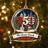 Custom Acrylic Ornament - Personalized America 250th Anniversary Christmas Gifts For Mom, Dad, Brother, Sister - Generations Of Freedom And Love