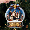 Custom Photo Acrylic Ornament - Personalized America 250th Anniversary Christmas Gifts For Mom, Dad, Brother, Sister - Forever Wrapped In Love