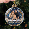 Custom Photo Acrylic Ornament - Personalized Christmas Baby Shower, Gender Reveal Gifts For New Moms, New Dads, New Parents - Blessed With Our Little One