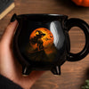 Custom Witch Cauldron Coffee Mug - Personalized Halloween Witchy Gifts For Besties, Sisters, BFF, Family, Yourself - Witching You A Wicked Brew