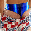 Custom Funny Men Swim Trunks - Personalized Birthday Gifts For Husband, Son, Grandson, Brother, Grandpa, Dad, Yourself - Freedom Never Looked So Cheeky