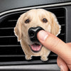 Custom Photo Squishy Nose Car Vent Clip – Personalized Birthday Gifts For Dog Lovers, Dog Dad And Mom - Happiness Is A Wagging Nose