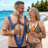 Custom Funny T-shirt - Personalized Summer Vacation And Travel Gifts  Husband And Wife, Him And Her - Too Hot For The Beach