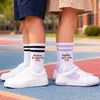 Custom Kids Crew Socks - Personalized Back To School Gifts For Kids - Ready For New Adventures