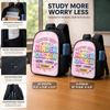Custom Kids Front Printed Backpack - Personalized Back To School Gifts For Kids - Learning Loving Growing Every Day