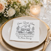 Custom Cocktail Napkins - Personalized Party Favor Gifts For Guests, Adults - Home Is Where We Gather