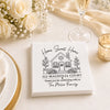 Custom Cocktail Napkins - Personalized Party Favor Gifts For Guests, Adults - Home Is Where We Gather