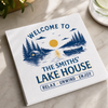 Custom Cocktail Napkins - Personalized Party Favor Gifts For Guests, Adults - Lakeside Memories
