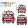 Custom Acrylic Ornament - Personalized America 250th Anniversary Christmas Gifts For Mom, Dad, Brother, Sister - Driven By Love United By Freedom