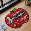 Custom Shaped Doormat - Personalized Teacher Appreciation, Back To School Gifts For Teachers - Teaching With Love
