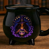 Custom Witchy 12oz Ceramic Cauldron Coffee Mug - Personalized Halloween Gifts For Witch, Wife, Daughter, Besties, Sisters, Granddaughter, Grandma, Mom, Yourself - Witch’s Favorite Brew