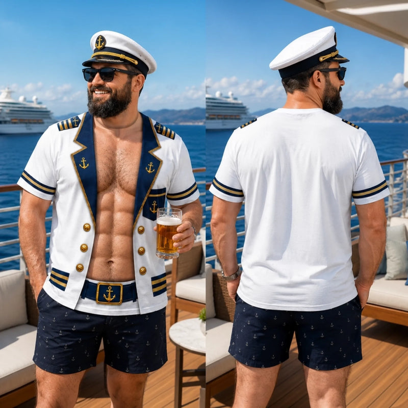 Custom Funny T-shirt - Personalized Birthday Gifts For Men - Captain Of Chaos