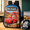 Custom Photo Kids Front Printed Backpack - Personalized Back To School Gifts For Kids - Cruising Into Adventure