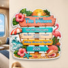 Custom Cruise Ship Door Magnet - Personalized Summer Vacation And Travel Gifts For Mom, Dad, Brother, Sister - Life Is Better On Cruise Mode