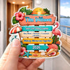 Custom Cruise Ship Door Magnet - Personalized Summer Vacation And Travel Gifts For Mom, Dad, Brother, Sister - Life Is Better On Cruise Mode
