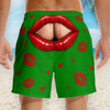 Custom Funny Men Swim Trunks - Personalized Birthday Gifts For Husband, Son, Grandson, Brother, Grandpa, Dad, Yourself - Summer Body Activated