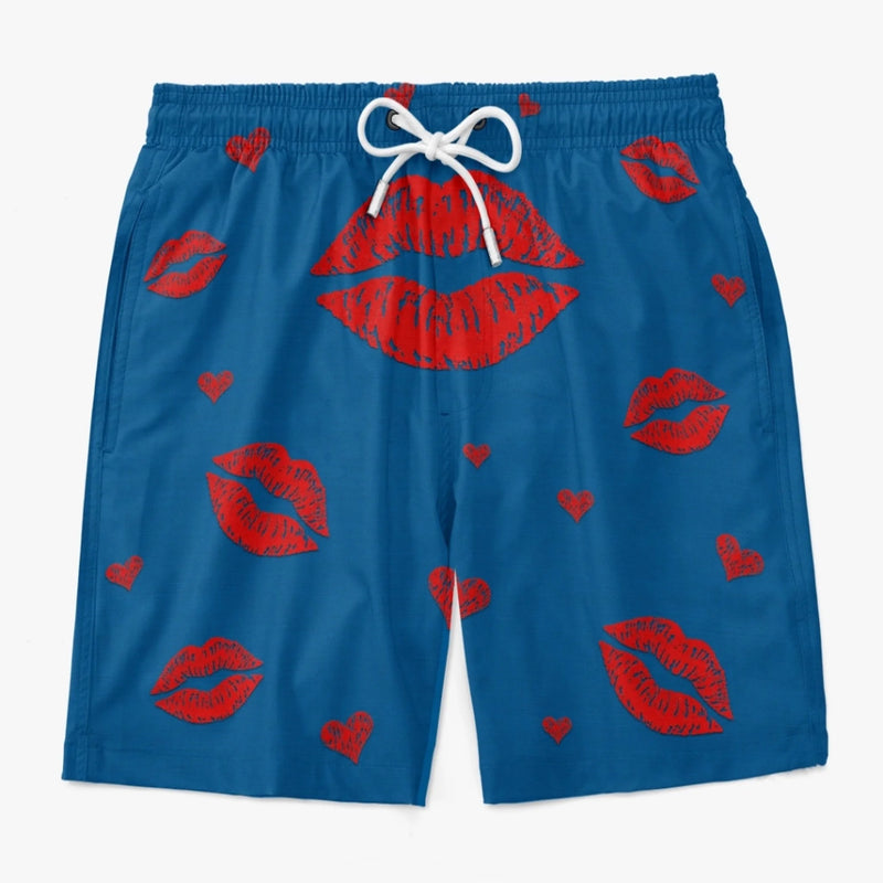 Custom Funny Men Swim Trunks - Personalized Birthday Gifts For Husband, Son, Grandson, Brother, Grandpa, Dad, Yourself - Summer Body Activated