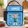 Custom Kids Lunch Bag - Personalized Back To School Gifts For Kids - Powered By Love And Healthy Bites