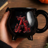 Custom 12oz Ceramic Cauldron Coffee Mug - Personalized Halloween Gifts For Wife, Daughter, Besties, Sisters, Granddaughter, Grandma, Mom, Yourself - Witchy Season Starts Here