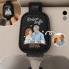 Custom Photo Leather Car Visor - Personalized Anniversary Wedding Gifts For Husband And Wife, Him And Her - Always Take Me