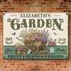 Custom Home Decor Metal Sign - Personalized  Birthday Garden Gifts For Gardeners - Plants Bring Peace
