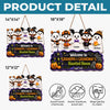 Custom Boo Wood Sign -  Personalized Halloween Decor Birthday Gifts For Mom, Dad, Brother, Sister, Kids - Cuteness in Every Boo