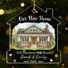 Custom Photo New Home Acrylic Ornament - Personalized Anniversary Christmas Wedding Gifts For Husband And Wife, Him And Her - Home Is Where Our Story Begins