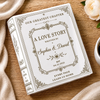 Custom Book Vase - Personalized Anniversary Wedding Gifts For Husband And Wife, Him And Her - Every Page Leads Us Home