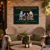 Custom Home Decor Metal Sign - Personalized  Anniversary Wedding Gifts For Husband And Wife, Him And Her - Crazy Love That Lasts Forever