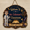 Custom Classroom Decor Wood Sign - Personalized Back To School Gifts For Teachers - Best Teacher, Best Classroom Ever