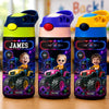 Custom Photo Kids Insulated Water Bottle - Personalized Back To School Gifts For Kids - Full Speed Ahead Big Energy