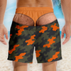 Custom Funny Men Swim Trunks - Personalized Birthday Gifts For Husband, Son, Grandson, Brother, Grandpa, Dad, Yourself - The View Gets Better