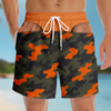 Custom Funny Men Swim Trunks - Personalized Birthday Gifts For Husband, Son, Grandson, Brother, Grandpa, Dad, Yourself - The View Gets Better